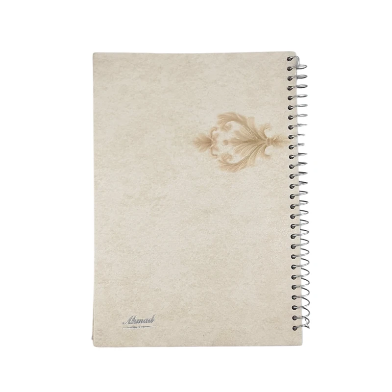 دفتر مشق 100 برگ مدل زربافت ساده