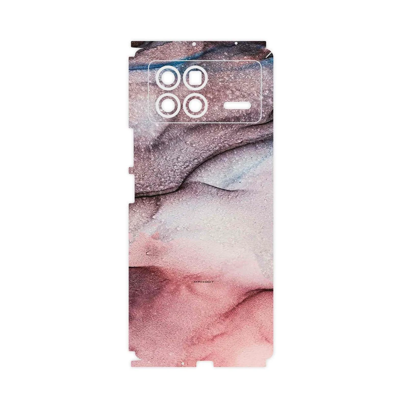 برچسب پوششی ماهوت مدل Smoky pink marble-FullSkin مناسب برای گوشی موبایل شیائومی Mix Fold 3