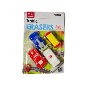 پاک کن کیو آی ها او مدل فانتزی ماشین کد lz-828 بسته 4 عددی 