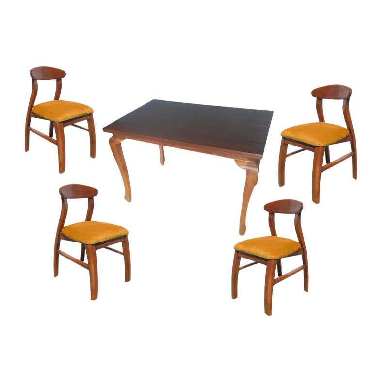 میز و صندلی ناهارخوری 4 نفره مدل Gh-636