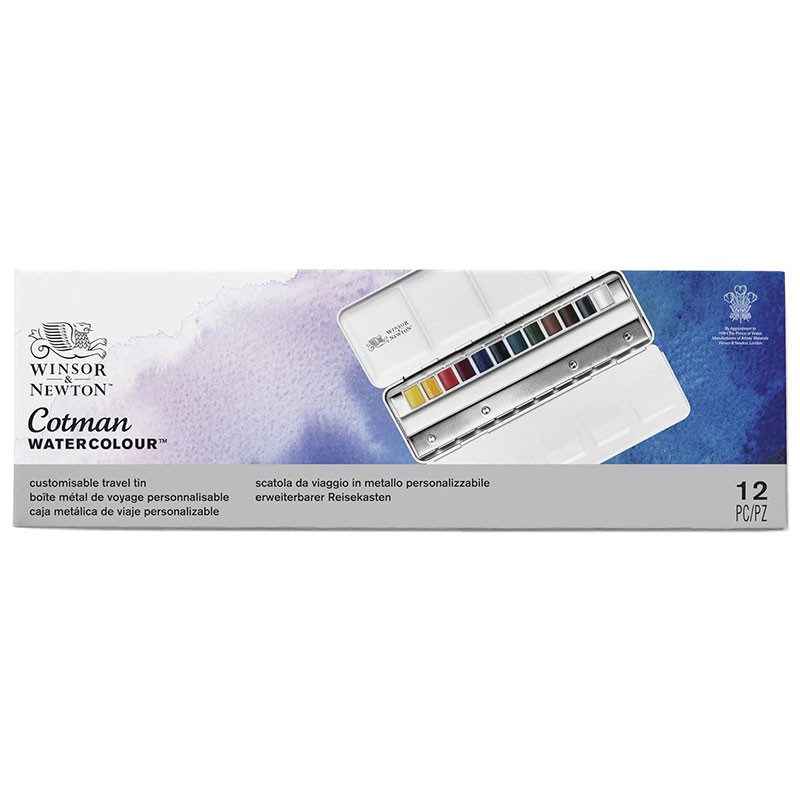 آبرنگ 12 رنگ وینزور اند نیوتن مدل Cotman کد 0390453