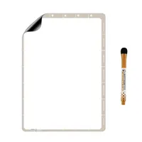 تخته وایت برد عرشدیس مدل برف سایز 18x26 سانتی متر به همراه ماژیک