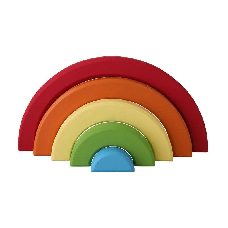 استند رومیزی کودک طرح رنگین کمان 5 رنگ مدل MKT01B-5