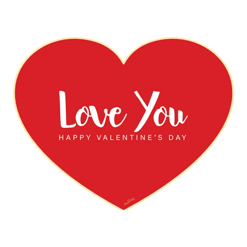 کارت پستال ملو طرح قلب مدل V006