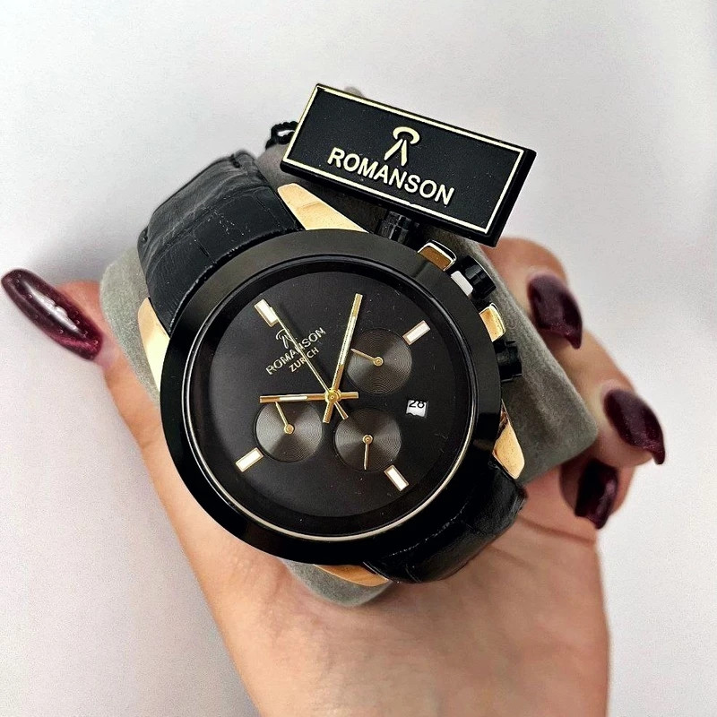 ساعت مچی عقربهای مردانه رومانسون مدل کورنوگراف سه موتور فعال کد 193 ساعت مچی عقربهای مردانه رومانسون مدل کورنوگراف سه موتور فعال کد 193