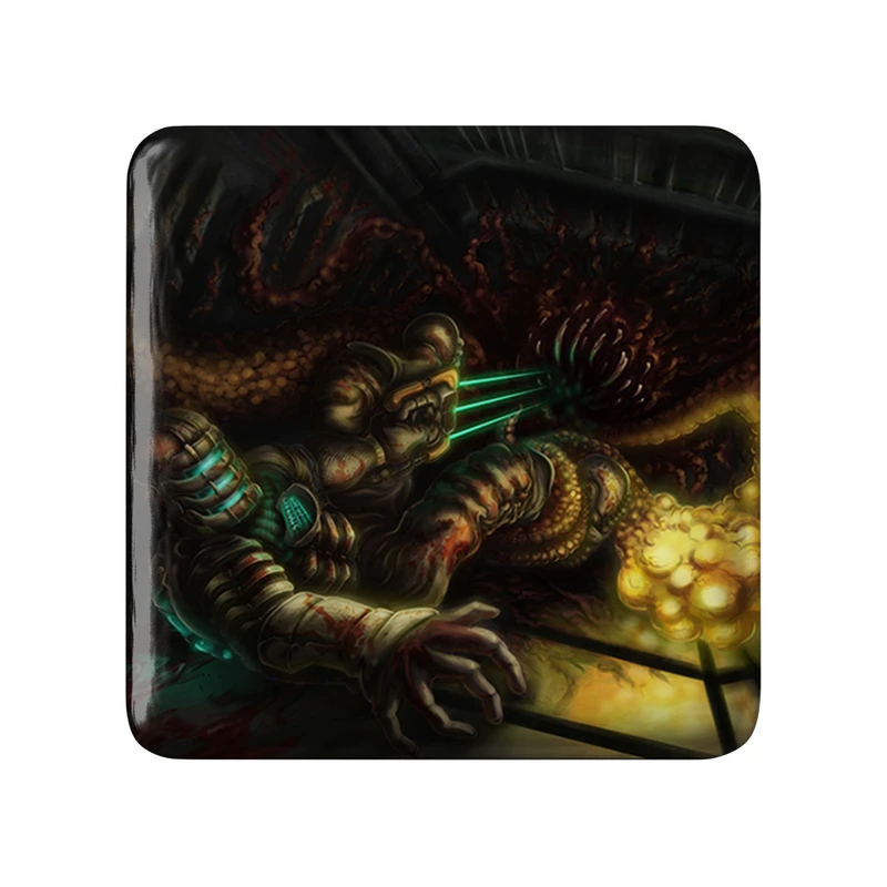 مگنت خندالو طرح بازی دد اسپیس (Dead Space) مدل مربعی کد 35072