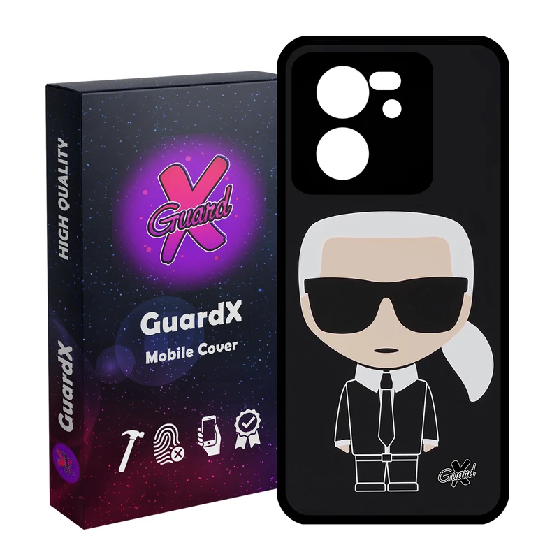 کاور گارد ایکس طرح کارل مدل Glass10425 مناسب برای گوشی موبایل شیائومی 13T/13T Pro/Redmi K60 Ultra