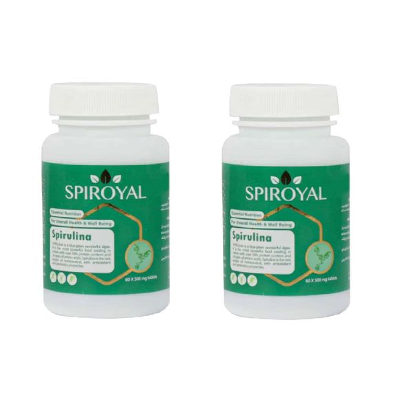 قرص جلبک اسپیرویال 2 بسته 60 عددی