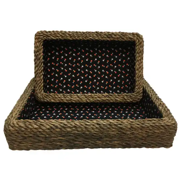 سبد حصیری مدل BR AL22 مجموعه 2 عددی