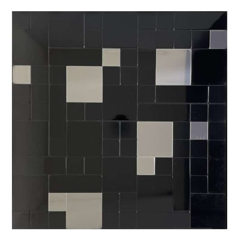 دیوارپوش مدل تایل بین کابینتی پشت چسبدار کد 20091 بسته 11 عددی