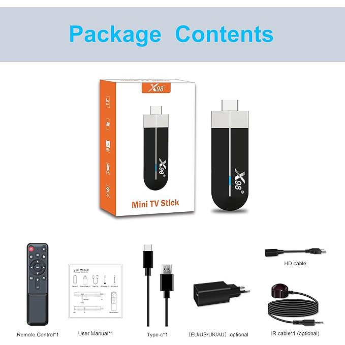 اندروید استیک ایکس 98 مدل s500