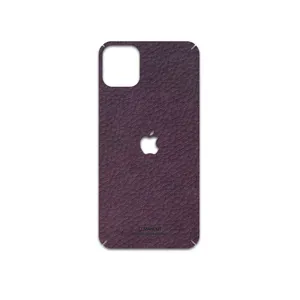 MAHOOT Purple-Leather Cover Sticker for apple iPhone 11