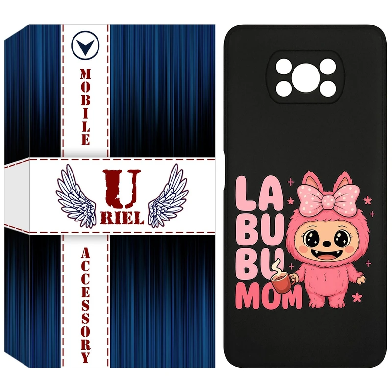 کاور یوریل مدل KSH کد 136 طرح عروسک لبوبو مناسب برای گوشی موبایل شیائومی Poco X3 / X3 Pro