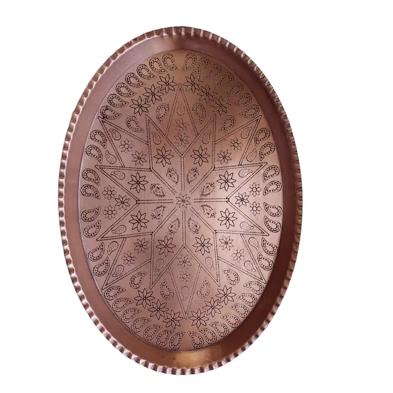 سینی مسی طرح بیضی کد 04MO