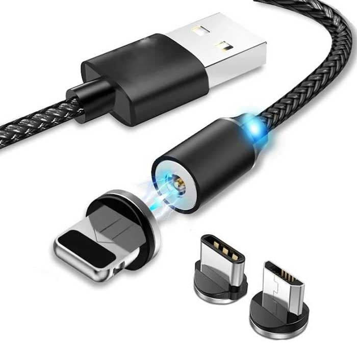 کابل تبدیل USB به microUSB / USB-C / لایتنینگ  کد 1789طول 1 متر