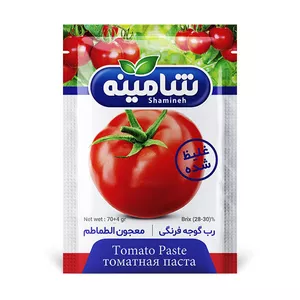 کنسرو رب گوجه فرنگی شامینه - 70 گرم