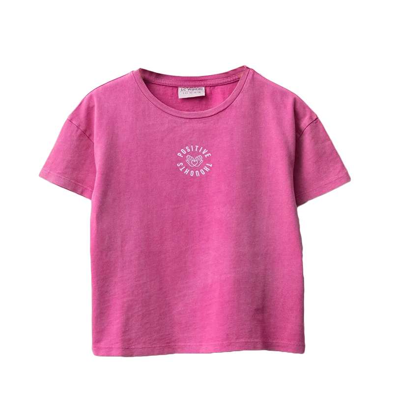 تی شرت آستین کوتاه دخترانه ال سی وایکیکی مدل s1j906z