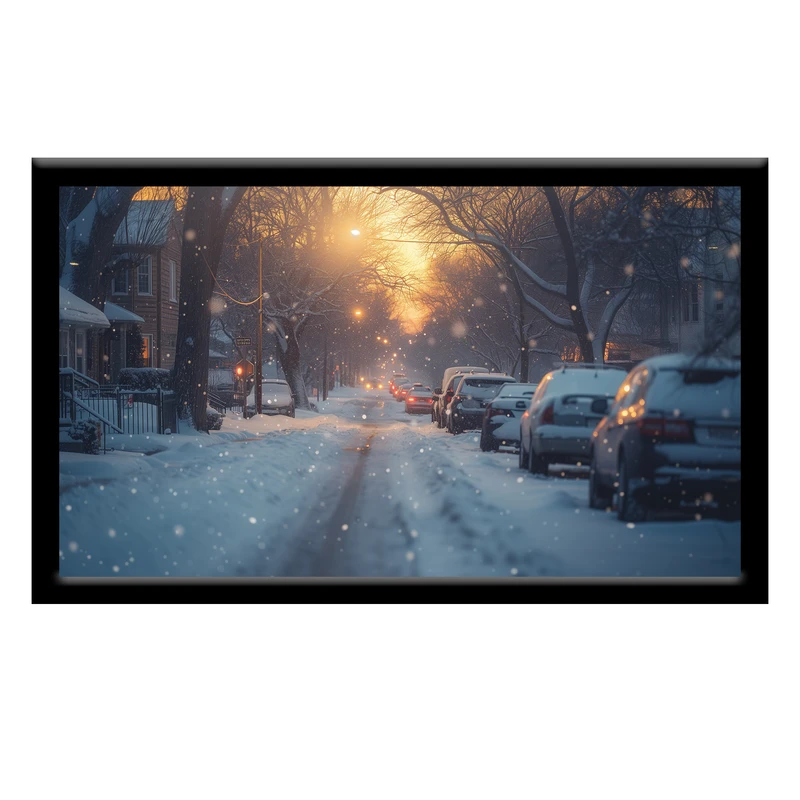 تابلو بکلیت طرح منظره زمستان مدل b1484