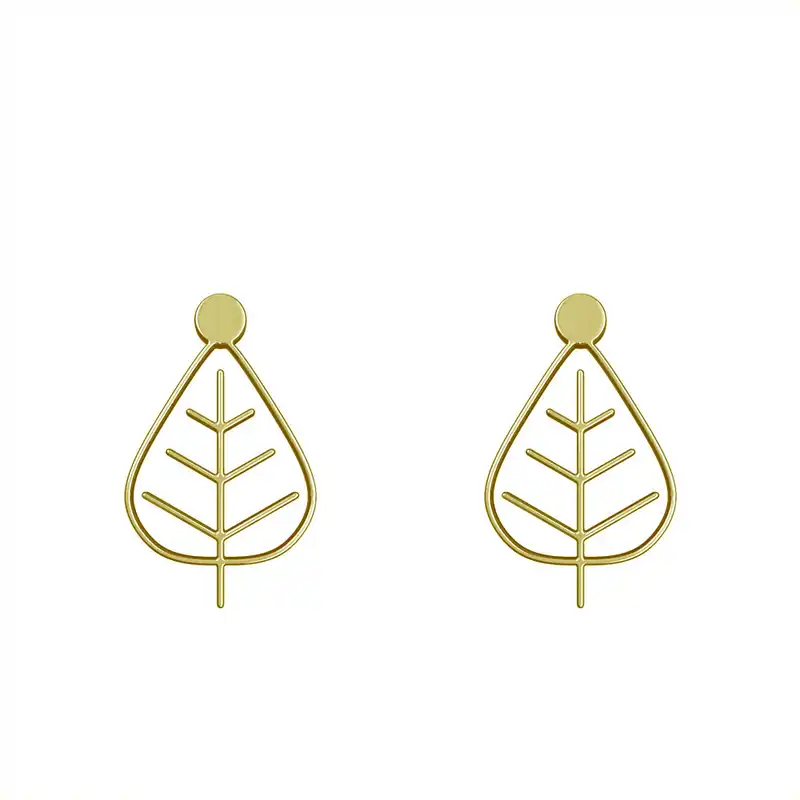 گوشواره طلا 18 عیار زنانه مدوپد مدل درخت کد GA1-15861