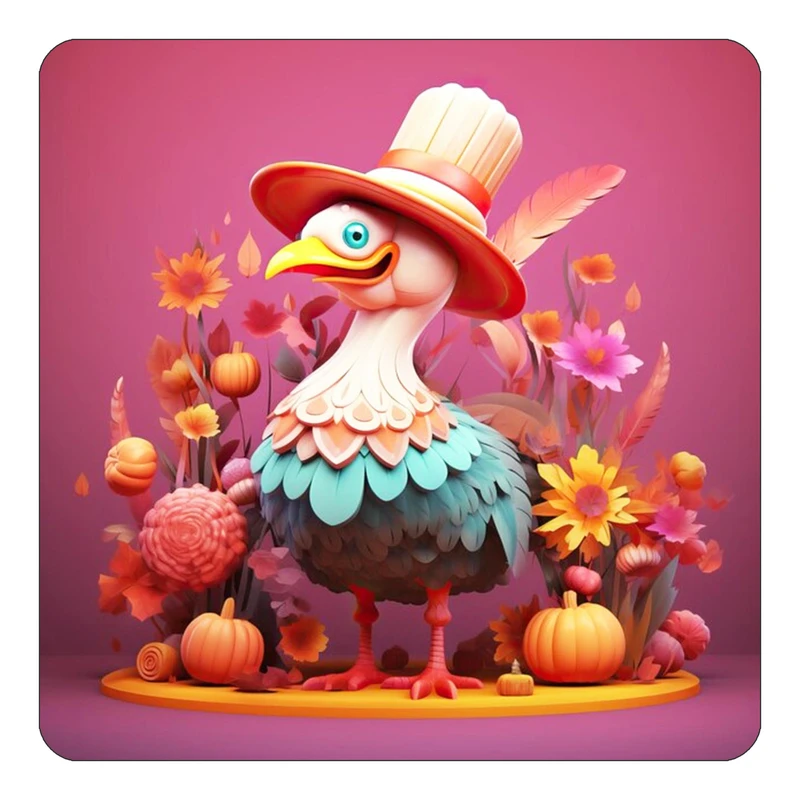 مگنت کاکتی طرح حیوانات رنگی مدل mp25695