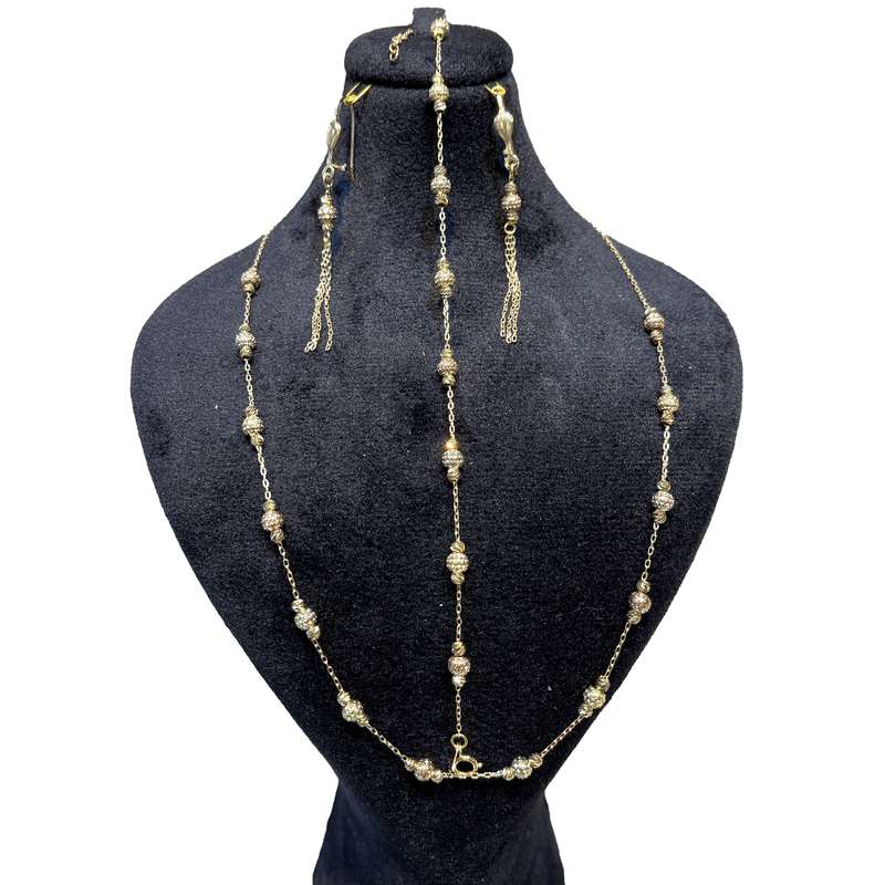 نیم ست طلا 18 عیار زنانه رستا گالری مدل D655222 نیم ست طلا 18 عیار زنانه رستا گالری مدل D655222