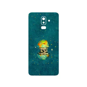 MAHOOT Collage of Earth Face Cover Sticker for Samsung Galaxy J8