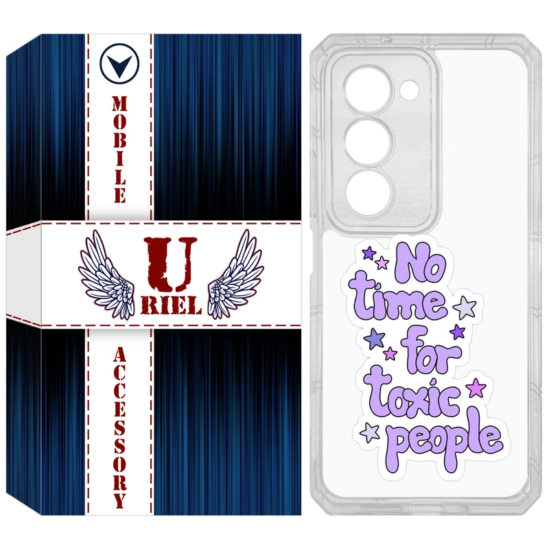 کاور یوریل مدل Clear کد 97 طرح Toxic مناسب برای گوشی موبایل شیائومی Redmi 15 4G