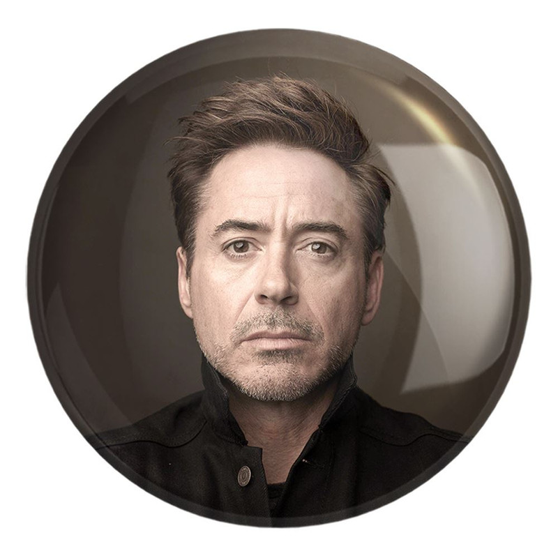 پیکسل خندالو طرح رابرت داونی جونیور Robert Downey Jr کد 6435 مدل بزرگ