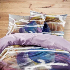 سرویس روتختی مدوپد طرح رنگین کمان مدل mod00462 یک نفره 4 تکه