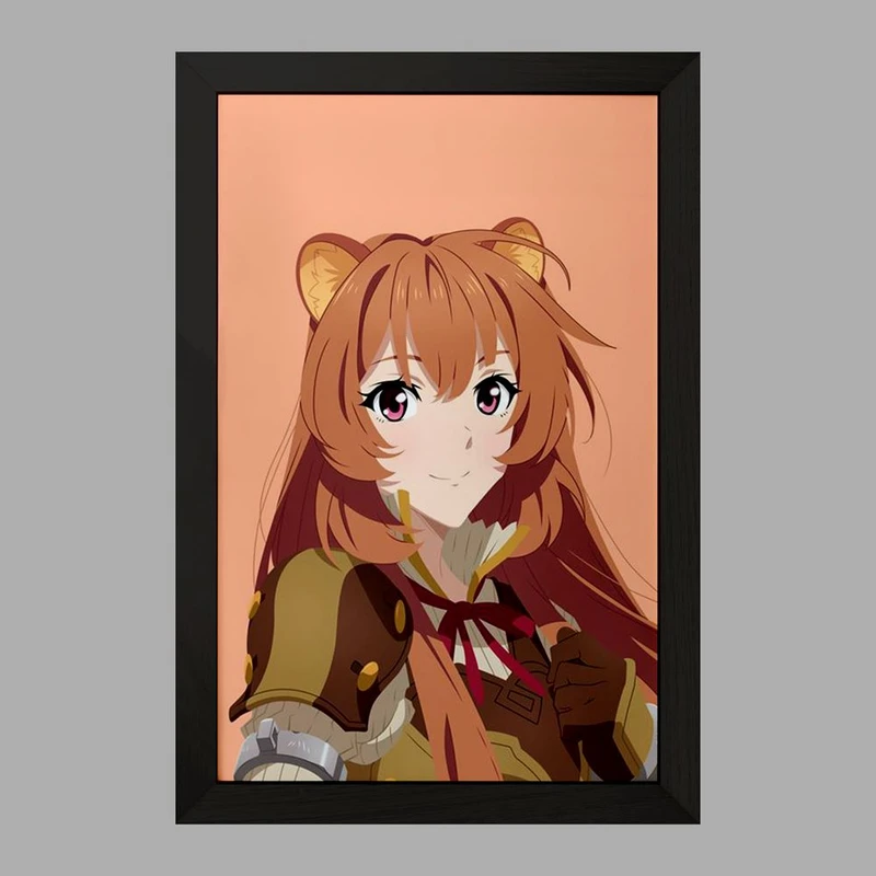 تابلو خندالو مدل رافتالیا انیمه ظهور قهرمان سپر  کد 15929