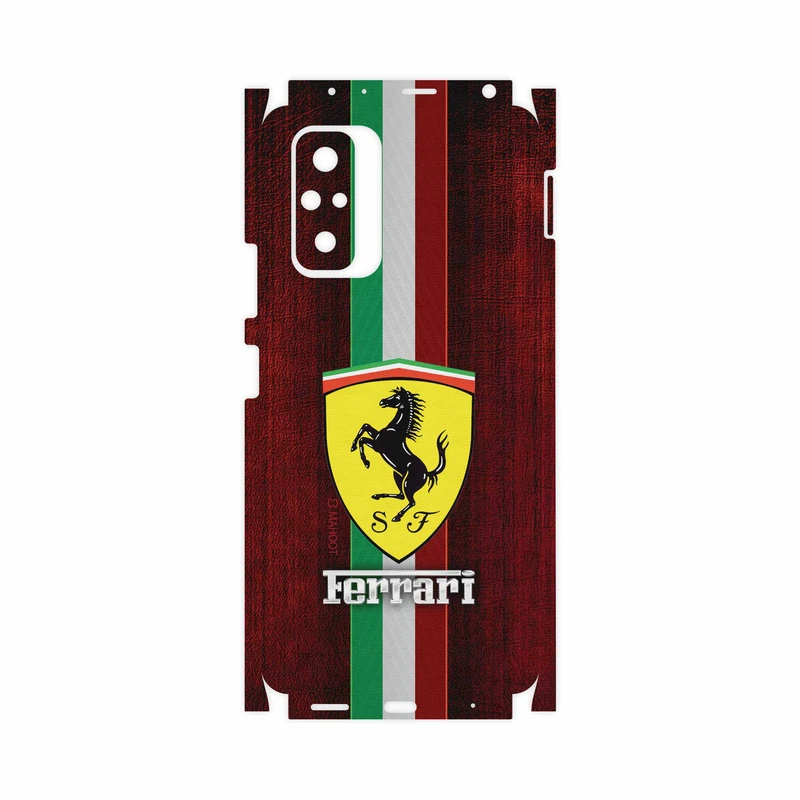 برچسب پوششی ماهوت مدل Ferrari-FullSkin مناسب برای گوشی موبایل شیائومی Redmi Note 10 Pro Max