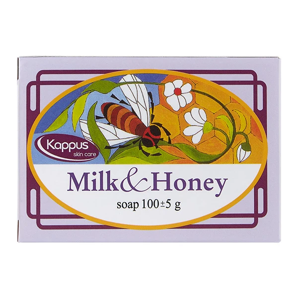 صابون شستشو کاپوس اسکین کر مدل پروتئین شیر عسل وزن100 گرم