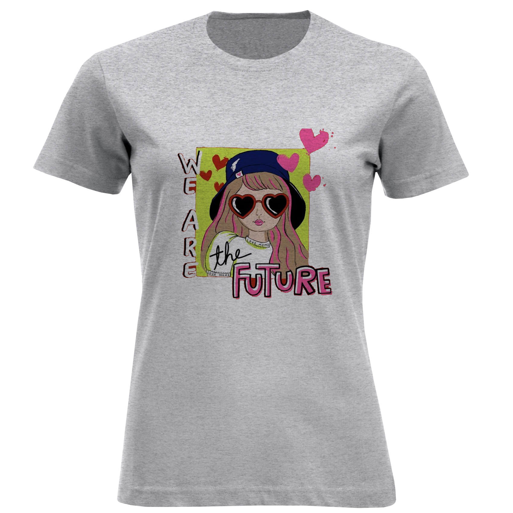 تی شرت آستین کوتاه زنانه مدل گل رز D940