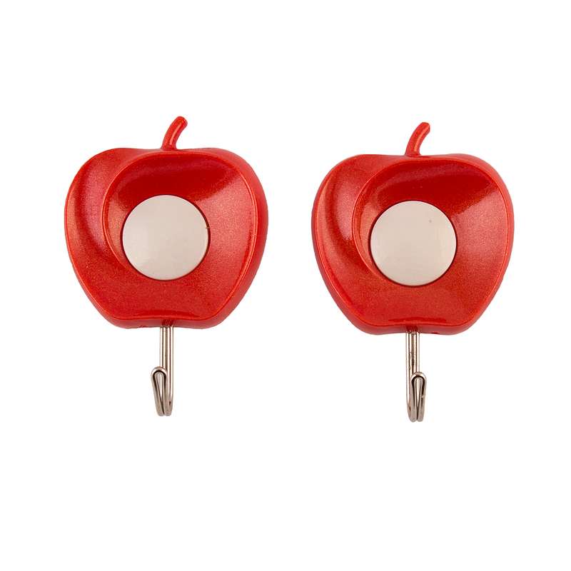 قلاب آویز آشپزخانه مدل سیب کد AK44 بسته دو عددی