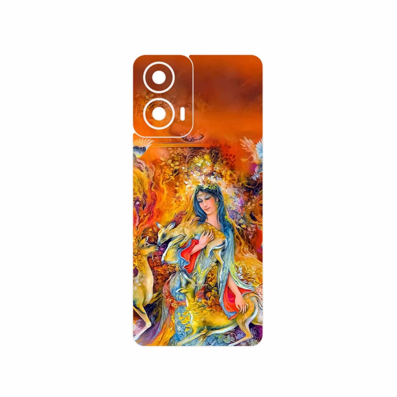 برچسب پوششی ماهوت مدل Persian miniature 2 مناسب برای گوشی موبایل موتورولا Moto G24