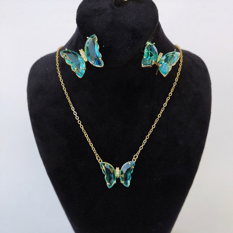 نیم ست زنانه مدل استیل پروانه