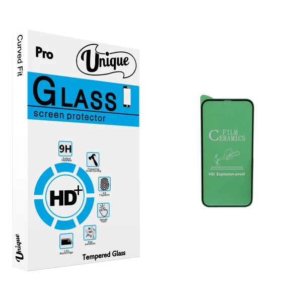 محافظ صفحه نمایش سرامیکی يونيک مدل +Clear مناسب برای گوشی موبایل اپل iPhone 11 Pro