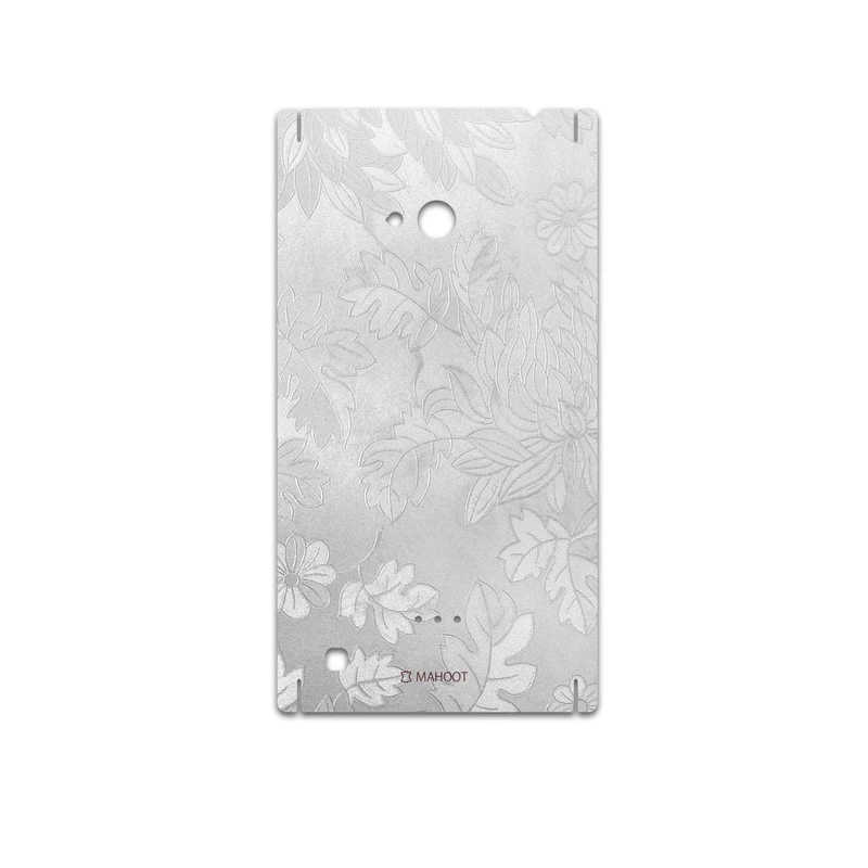 برچسب پوششی ماهوت مدل Silver-Wildflower مناسب برای گوشی موبایل نوکیا Lumia 720