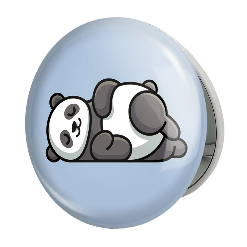 آینه جیبی خندالو طرح حیوانات بامزه پاندا مدل تاشو کد 28177 