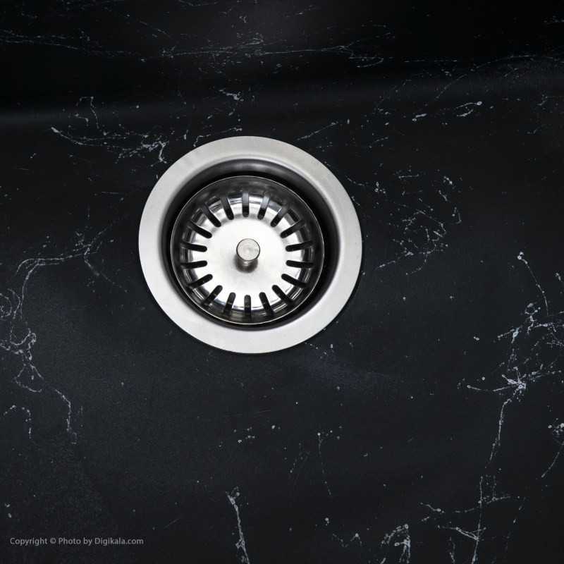 سینک ظرفشویی گرانیتی لیگوریا مدل فنو توکار به همراه مخزن مایع ظرفشویی