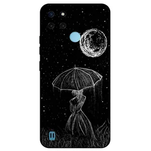 Megafone Girl and Moon 1369 Cover For Realme C21Y