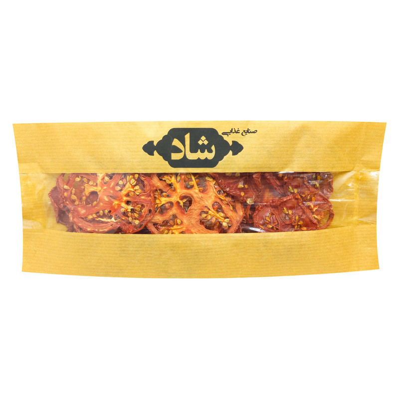 اسلایس گوجه فرنگی خشک صنایع غذایی شاد - 300 گرم