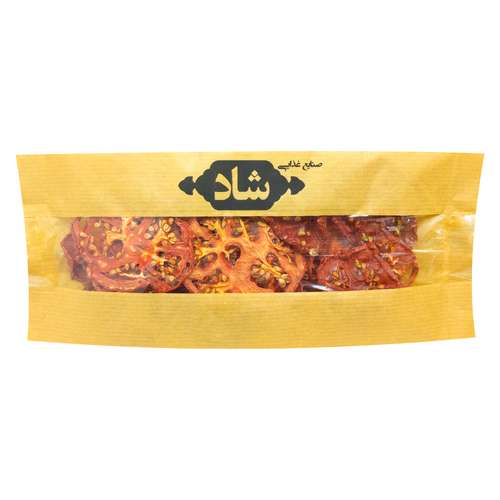 اسلایس گوجه فرنگی خشک صنایع غذایی شاد - 450 گرم