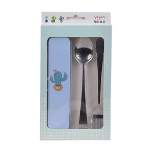   ست قاشق چنگال کودک مدل LOVE