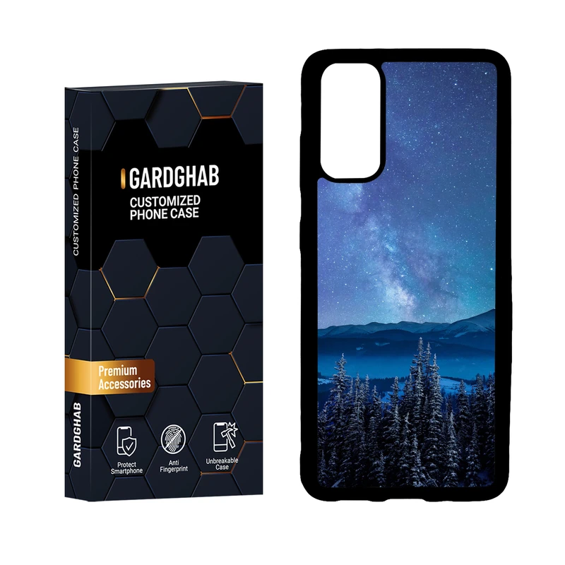 کاور گارد قاب مدل دور ژله ای منظره و طبیعت مناسب برای گوشی موبایل سامسونگ Galaxy S20