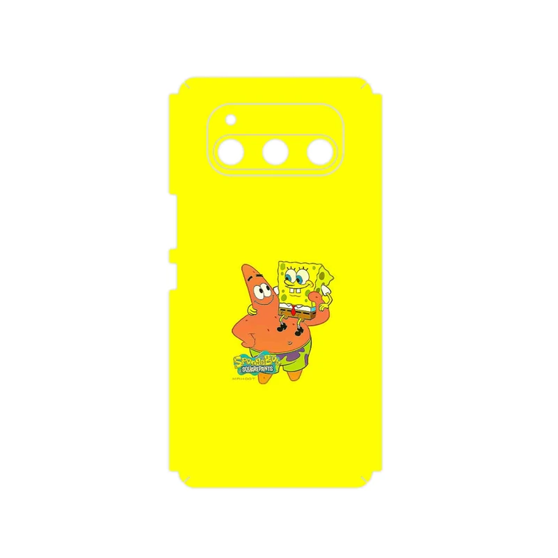 برچسب پوششی ماهوت مدل SpongeBob SquarePants مناسب برای گوشی موبایل داریا Bond 5G