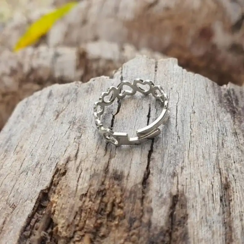 انگشتر پا زنانه ماصرم مدل قلب کد Ri3030