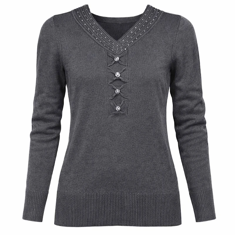 پلیور یقه هفت زنانه گپ مدل G-220086