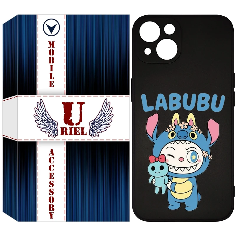 کاور یوریل مدل KSH کد 112 طرح عروسک لبوبو مناسب برای گوشی موبایل اپل iPhone 13