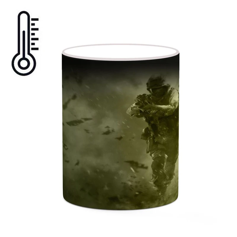 ماگ حرارتی کاکتی مدل بازی Call Of Duty 4ː Modern Warfare کد mgh27806